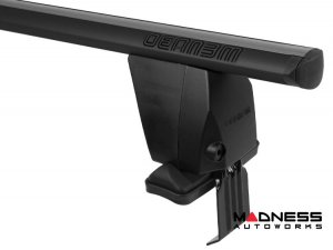 FIAT 500 Roof Rack Cross Bars - Black 2017-2019